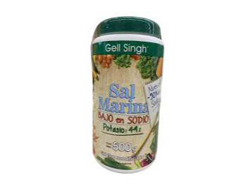 Sal Marina Bajo en Sodio Gell Singh x 500g