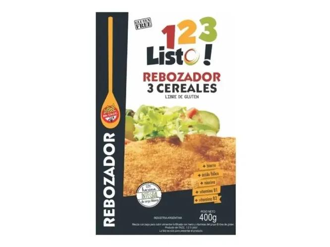 Rebozador 3 Cereales 123 Listo! x 400g