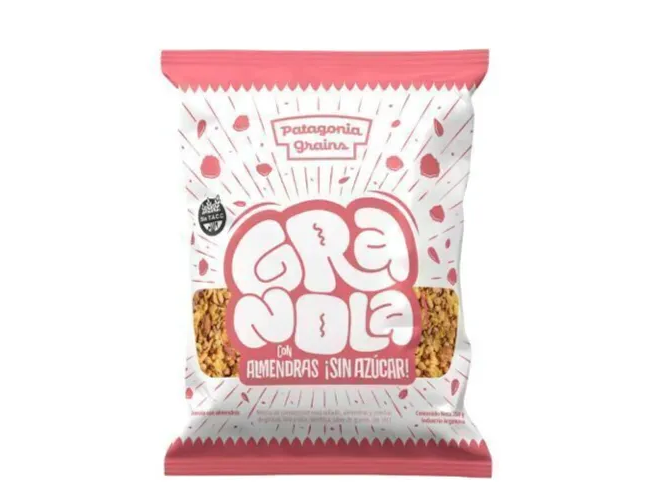 Patagonia Grains Granola con Almendras Sin Azúcar Sin Gluten x250g