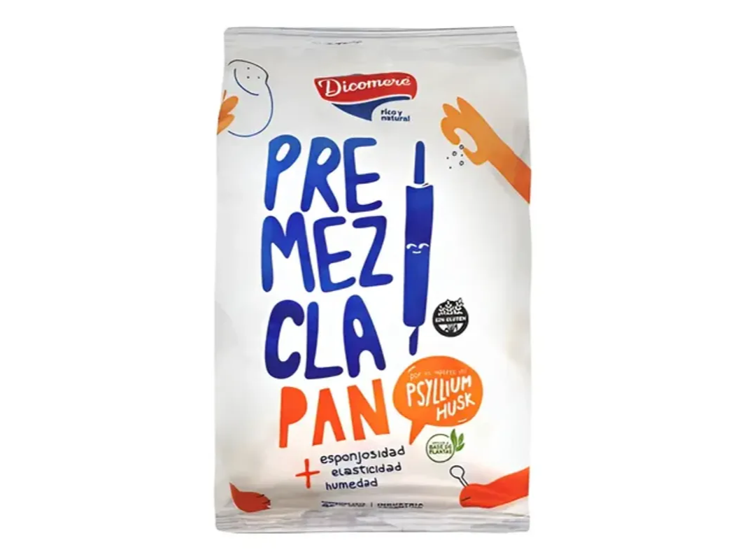 Dicomercio Premezcla Pan Sin Gluten con Psyllium Husk