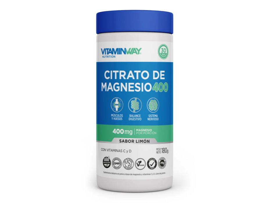 CITRATO DE MAGNESIO 400 FRASCO X 180 GR.