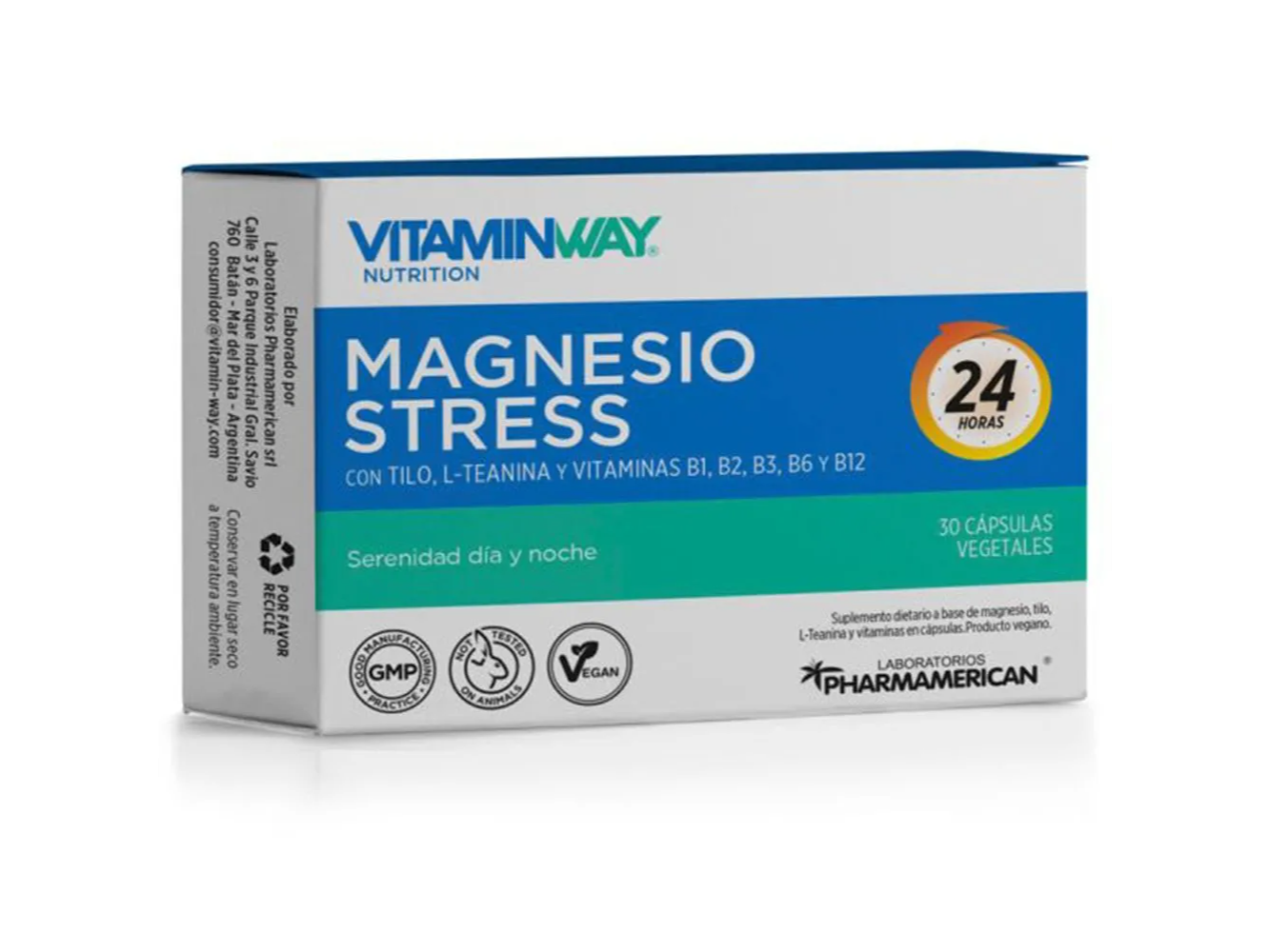 Vitamin Way Magnesio Stress X 30 Cápsulas