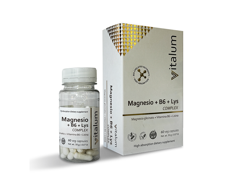Magnesio + B6 + Lys x60