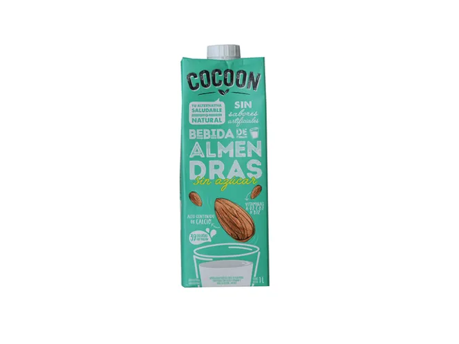 Cocoon Bebida de Almendras Sin Azúcar x1 Litro