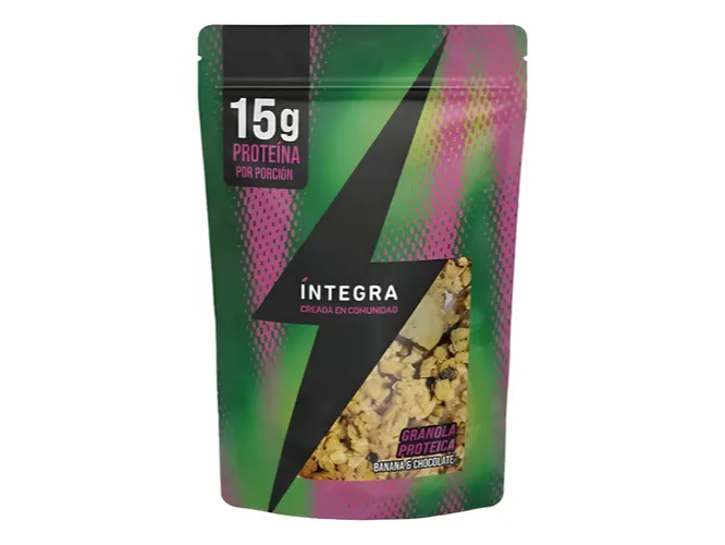 Integra Granola Proteica Banana y Chocolate x250g