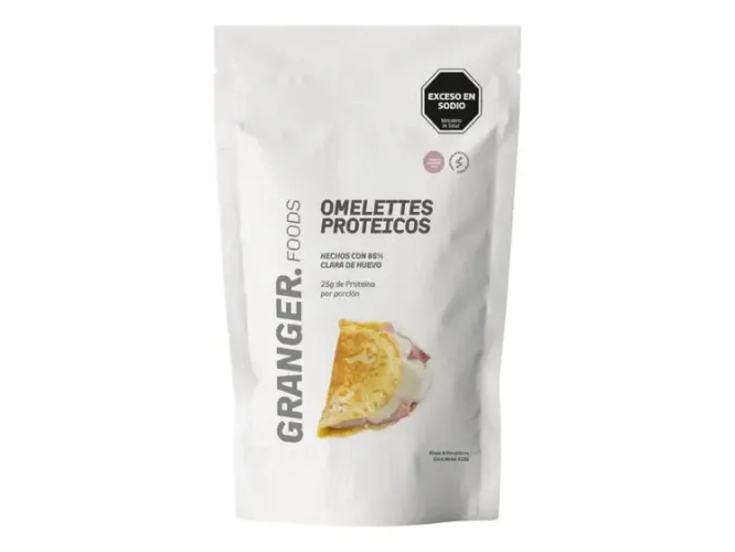 Omelettes Proteicos Granger Foods Jamón y Queso x 210g