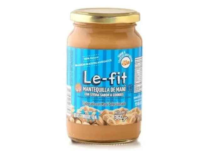 Mantequilla de Maní Natural Le-fit x 360g