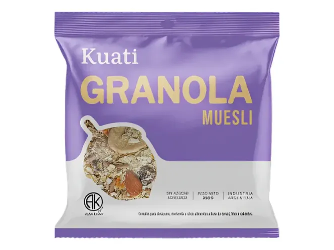 Kuati Granola Muesli Sin Azúcar Agregada x400g