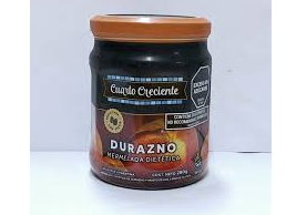 Mermelada Dietética de Durazno con Stevia Cuarto Creciente x 280g