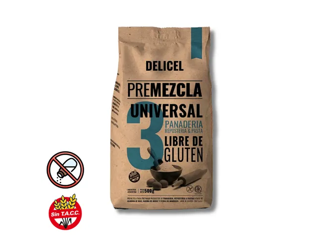Premezcla Universal 3 Delicel x 500g