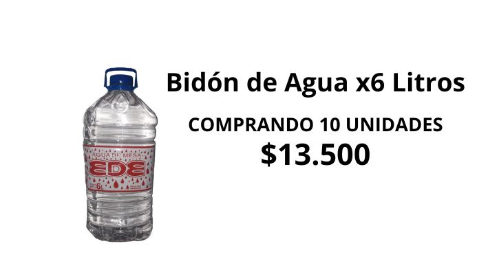 BIDON X 10 UNIDADES