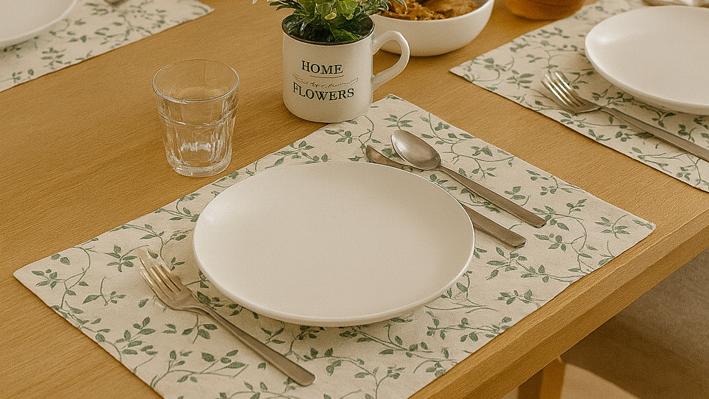 MANTELES MATEROS - INDIVIDUALES - FUNDAS BIDON