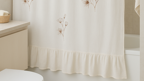 CORTINAS DE BAÑO - TOALLAS - CESTOS XL