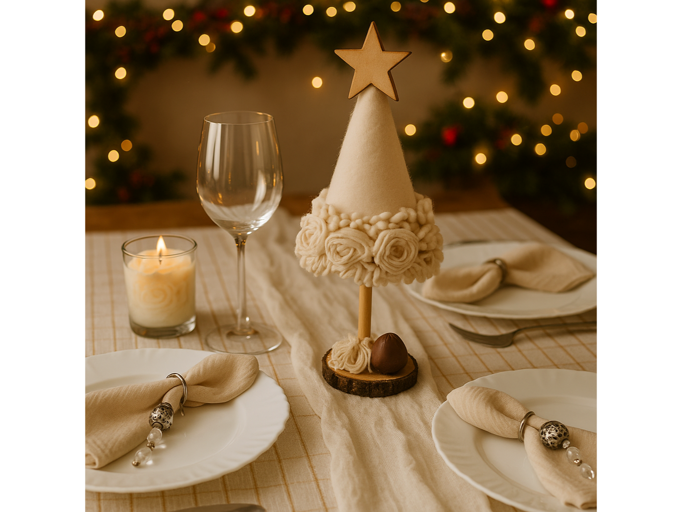 Camino de mesa gasa liso.