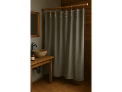 Cortina de baño tusor simple lisa