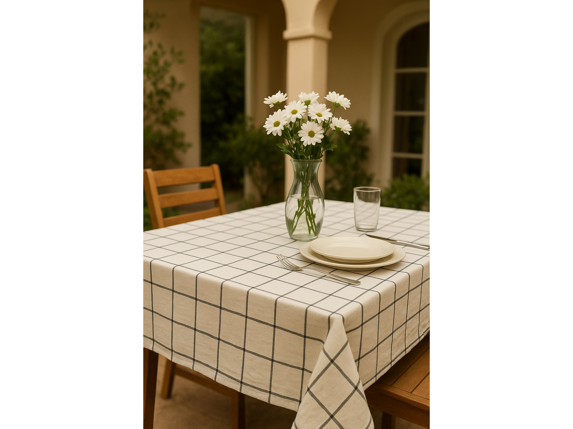 Mantel tusor cuadros