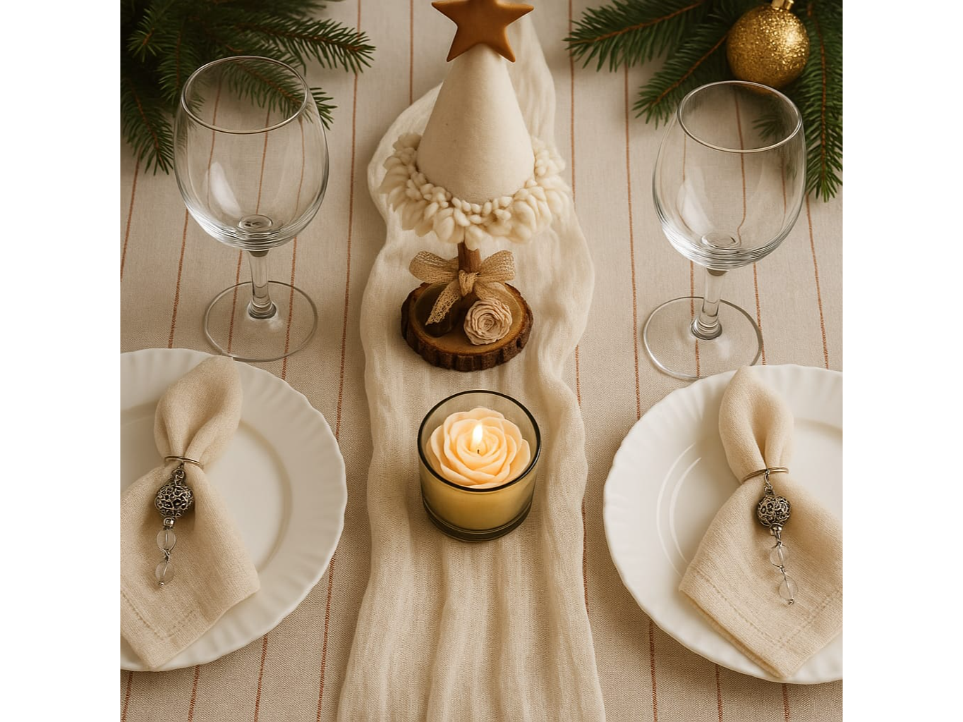 Servilletas de gasa lisa x 6 u