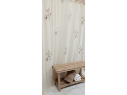 Cortina de baño gasa sin volado