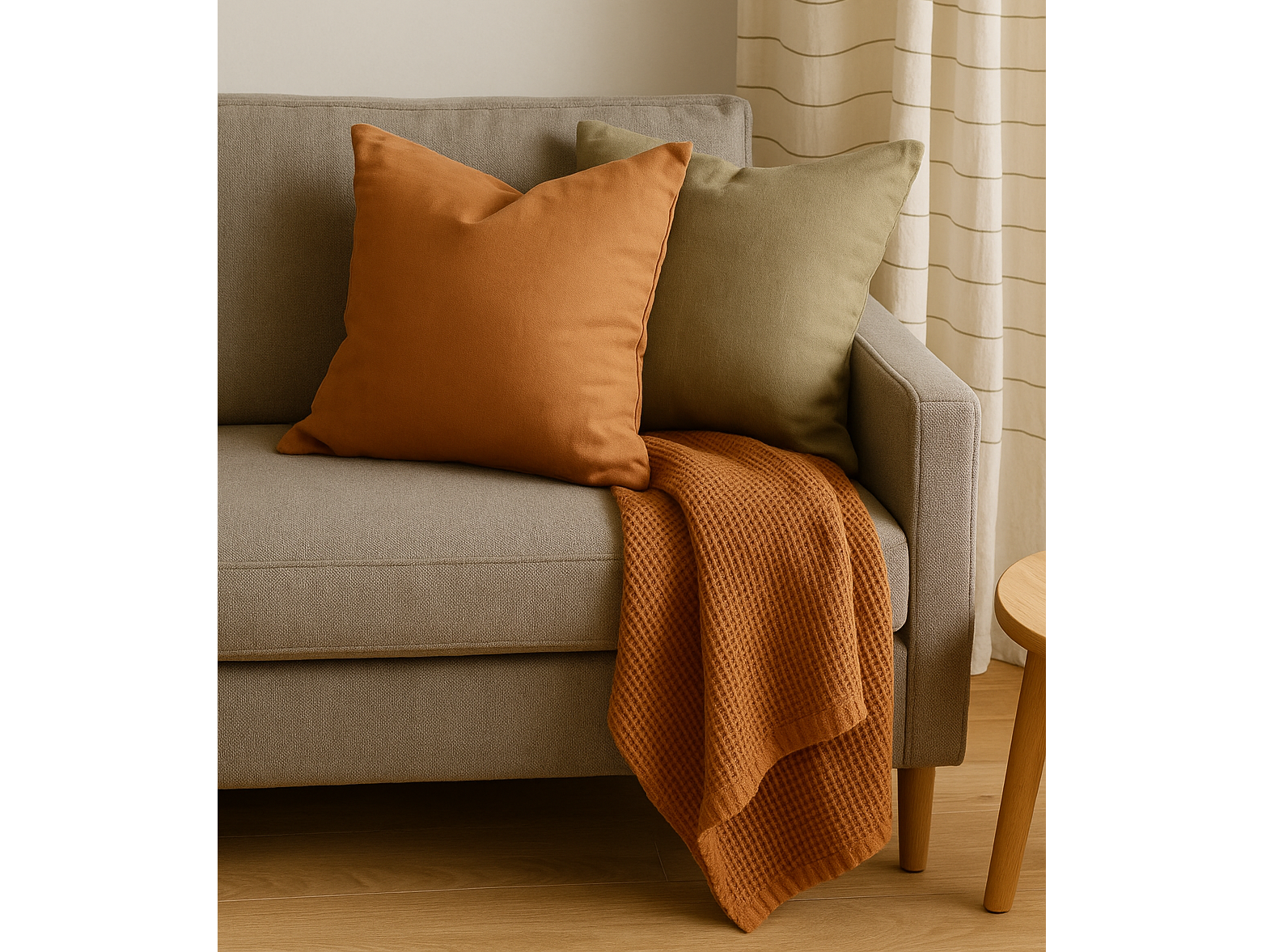 Funda de almohadon tusor liso