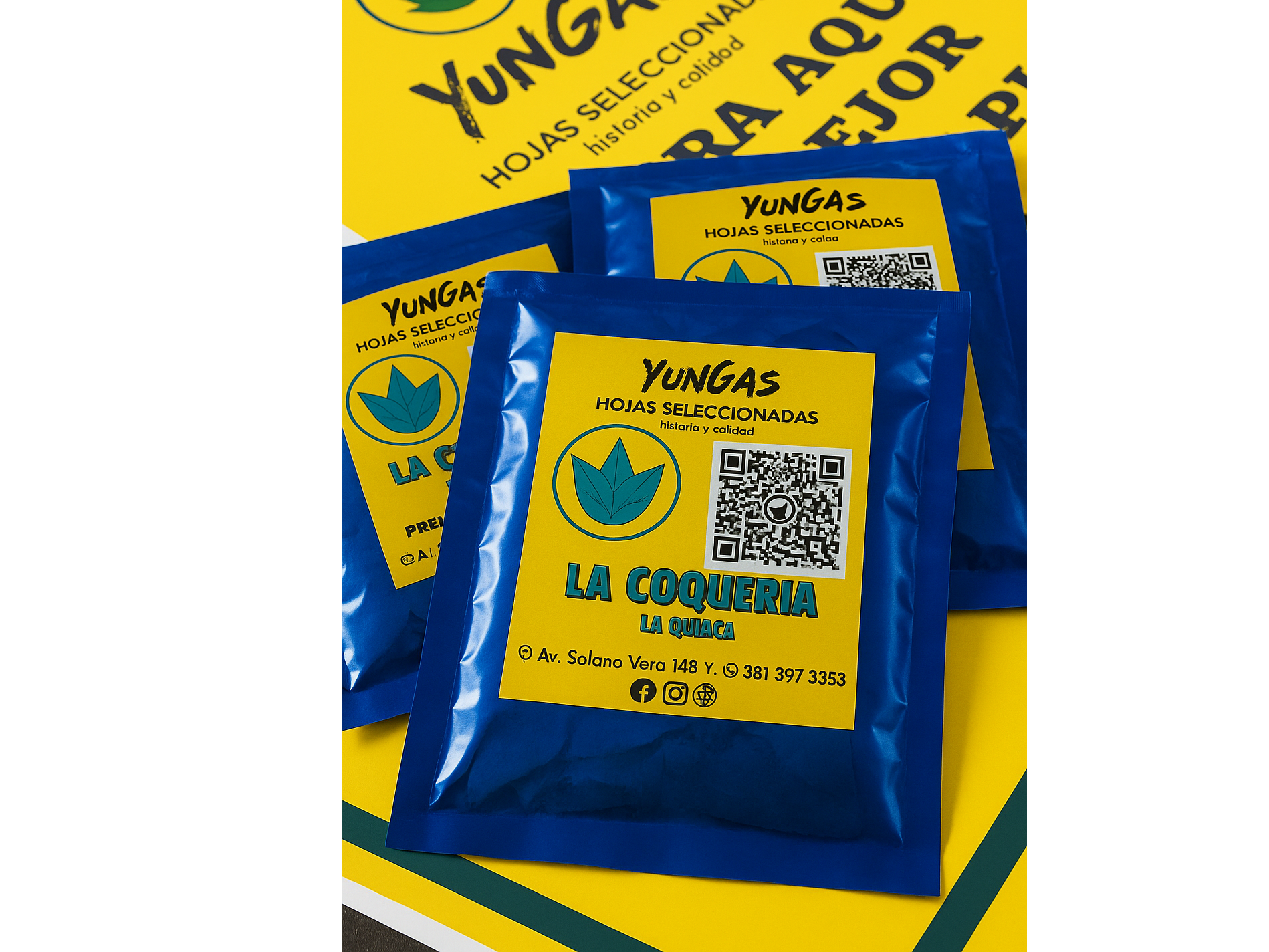 Paceñas Paquete de Yungas hojas seleccionadas