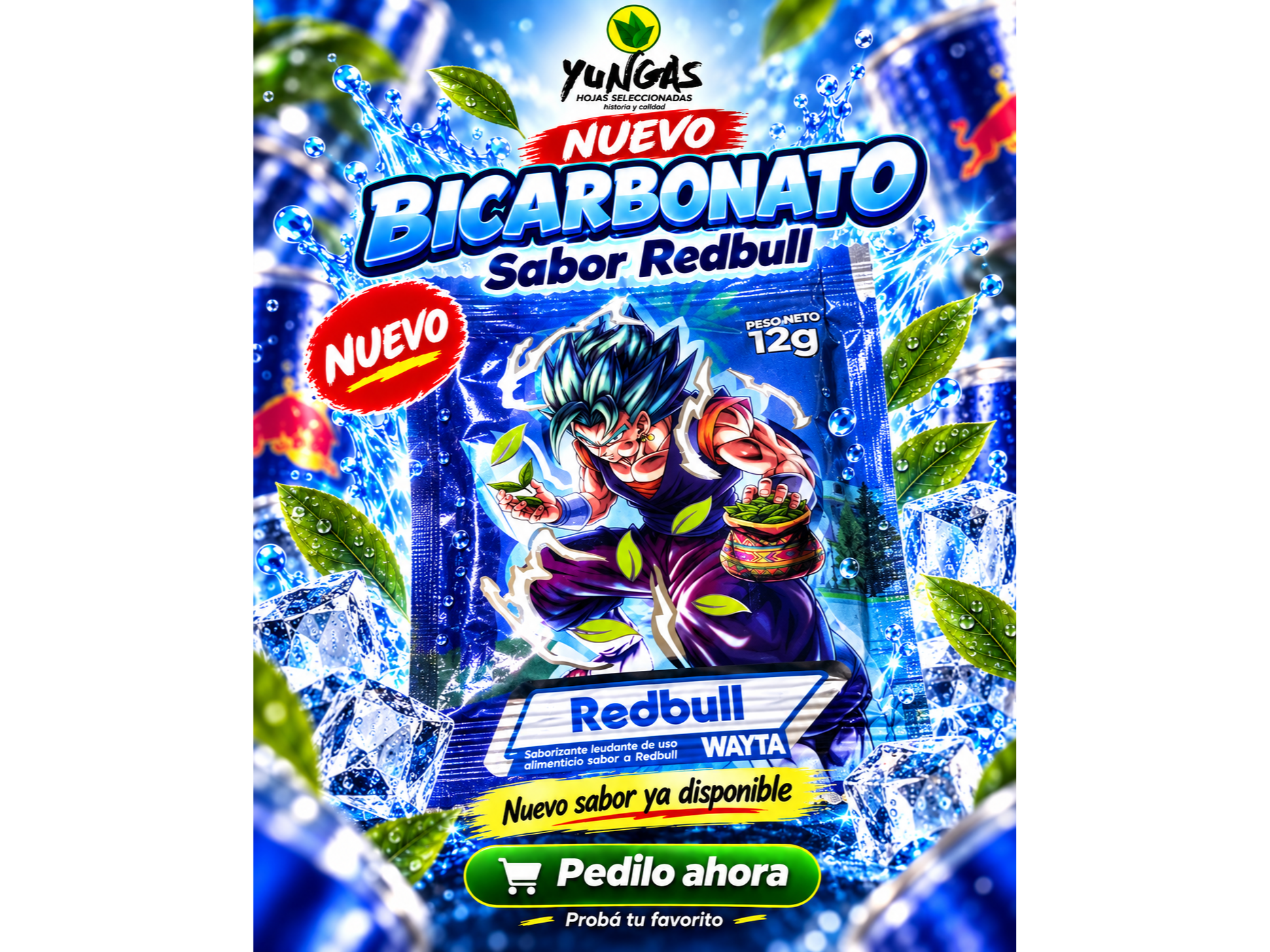 Bicarbonato red bull wayta