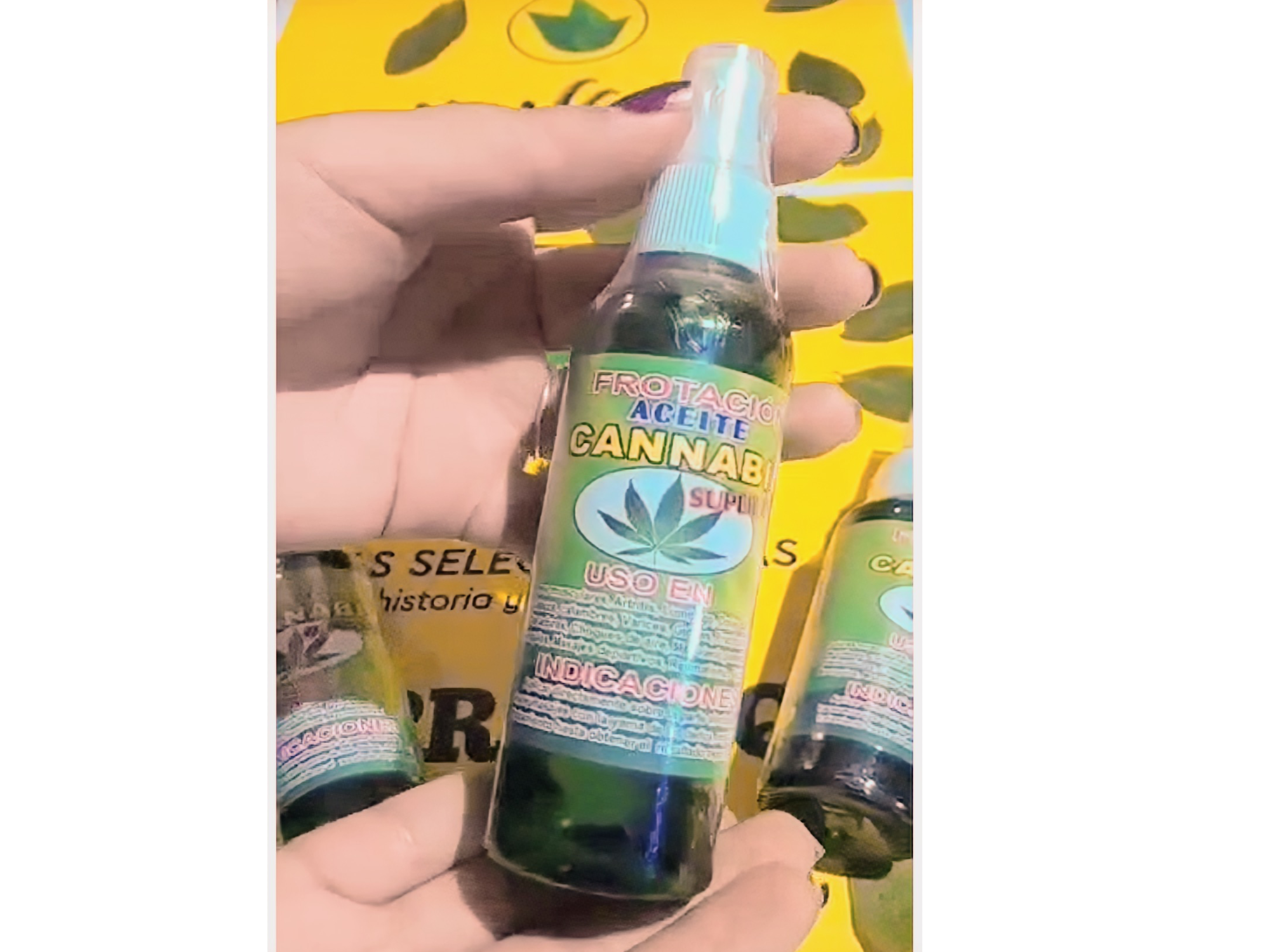 Cannabis frotacion spray