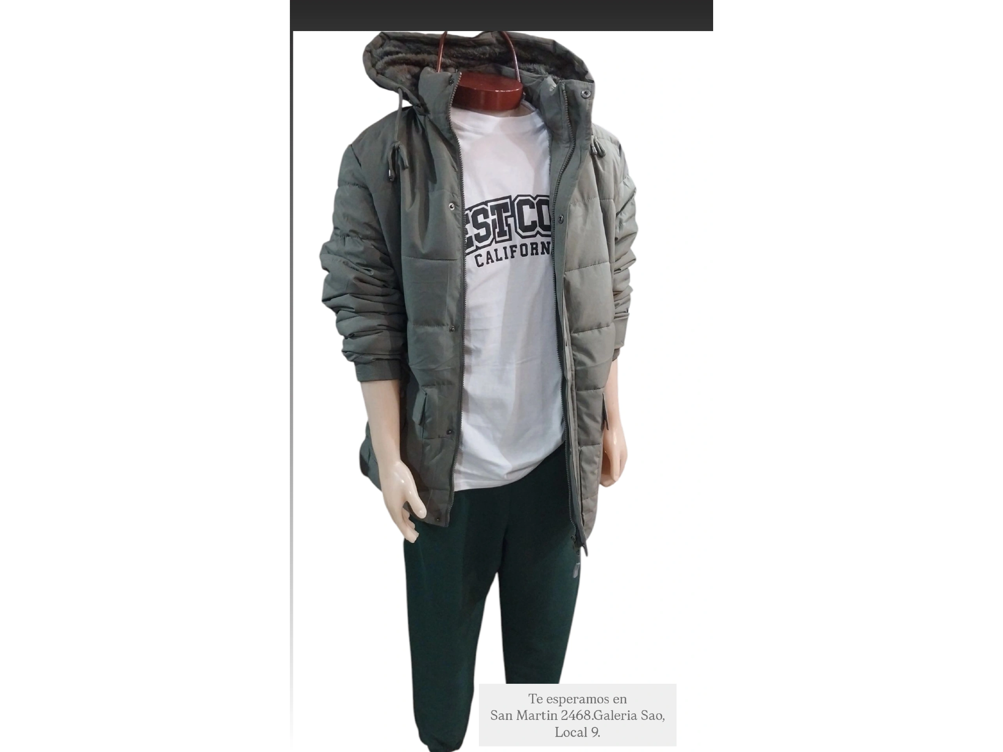 Campera impermeable