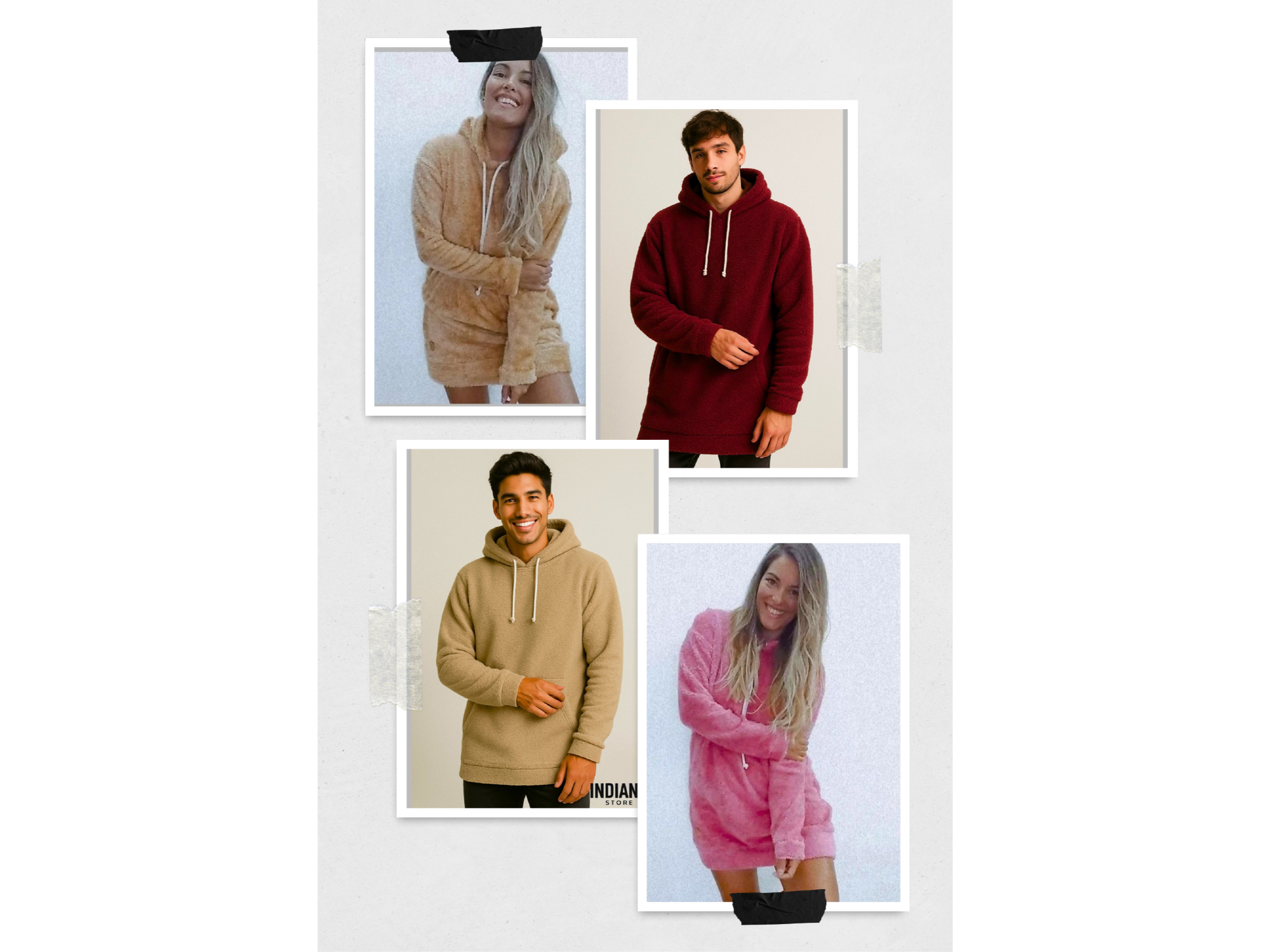 Maxibuzo de corderito  unisex!