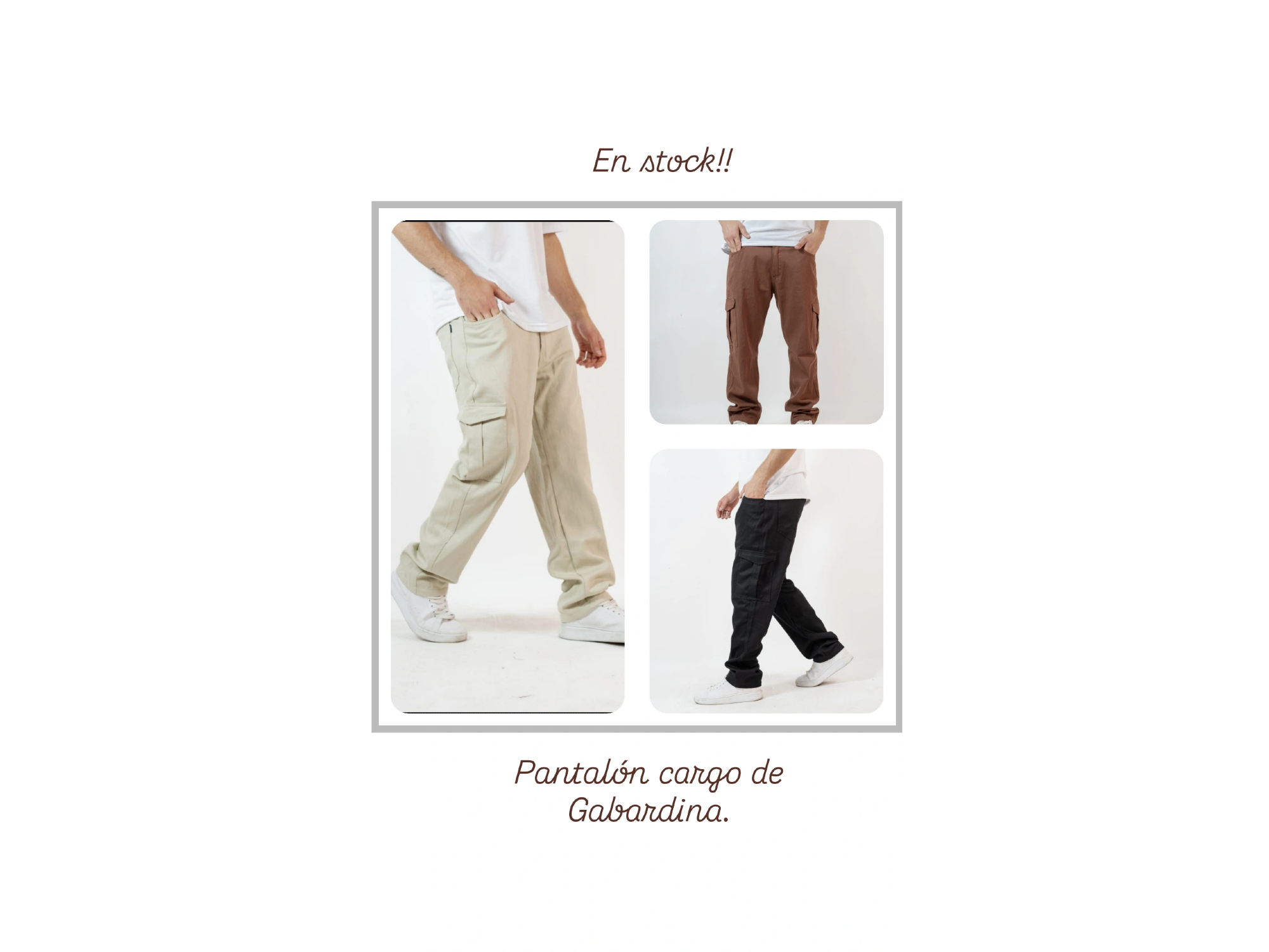 Pantalón cargo