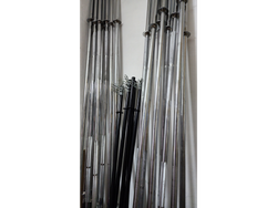 Barra recta cromada 1.8 mts