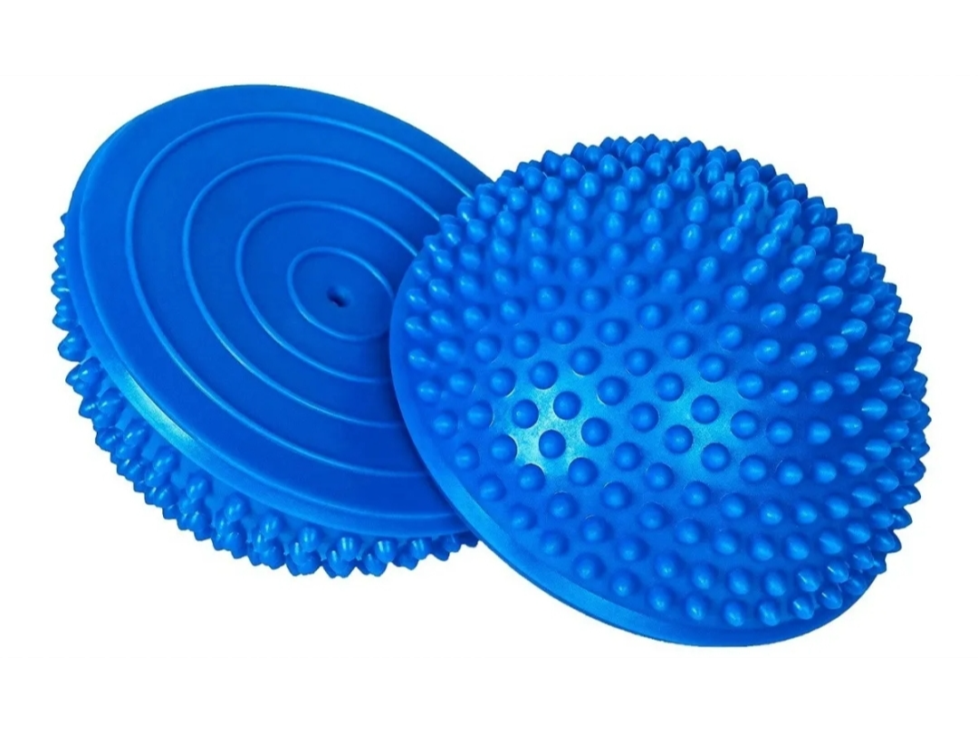 Mini bosu con pinches 18cm (el par)