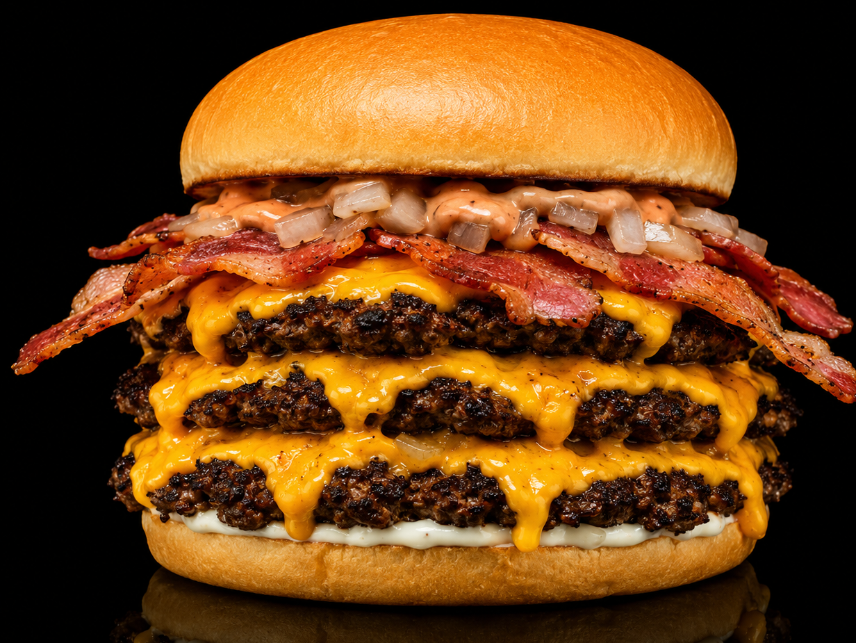 TRIPLE BACON CHEDDAR