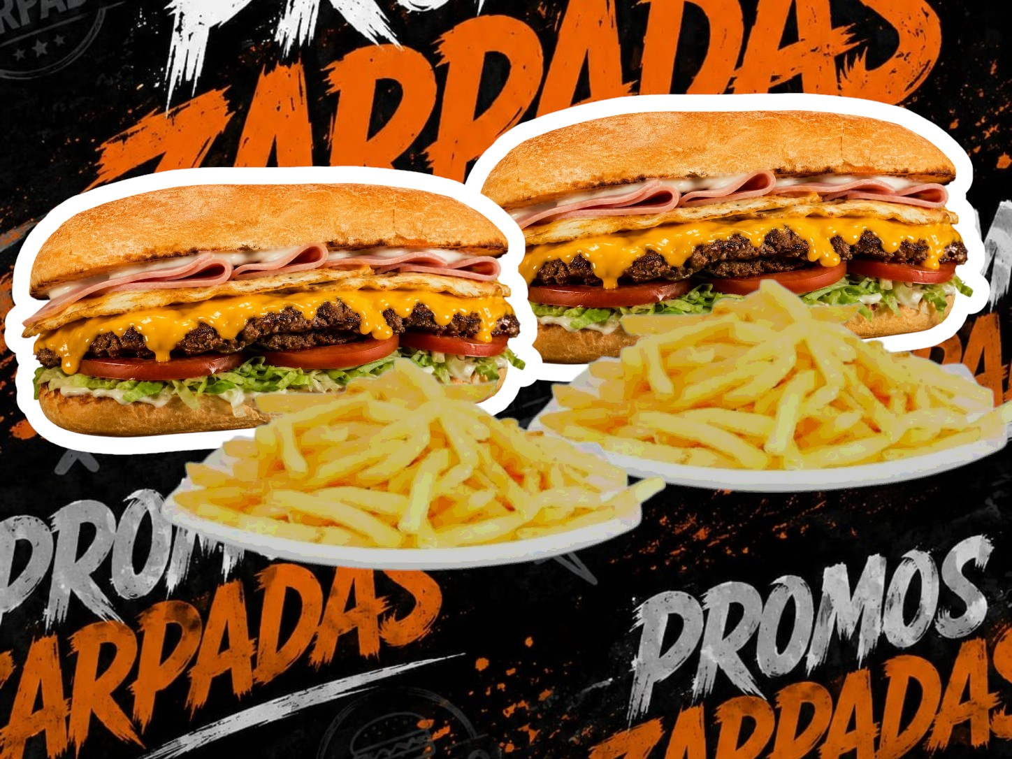 2 HAMBURLOMOS CON PAPAS