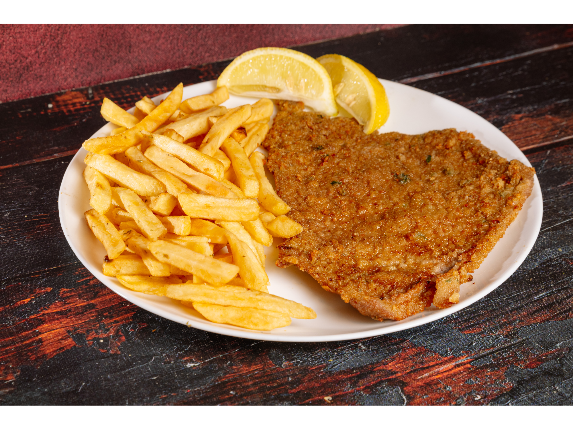 Milanesa al plato