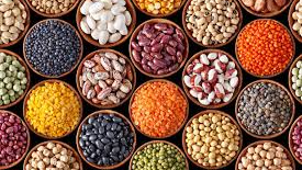 Legumbres y cereales a granel