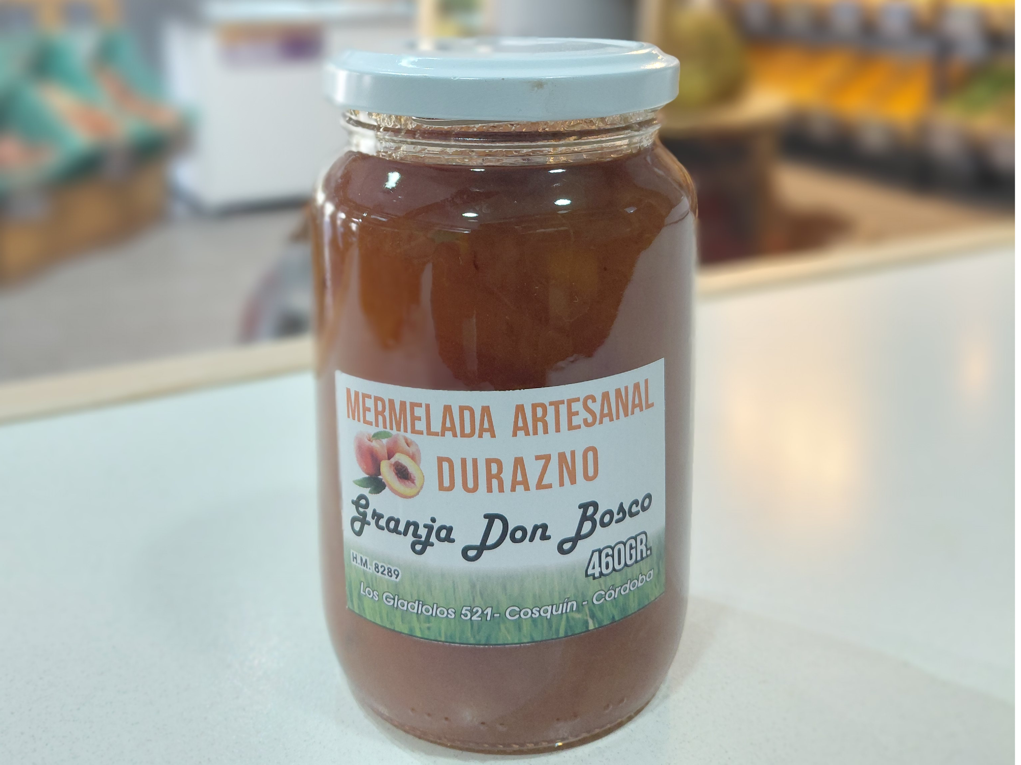 MERMELADA DURAZNO VIDRIO 460g