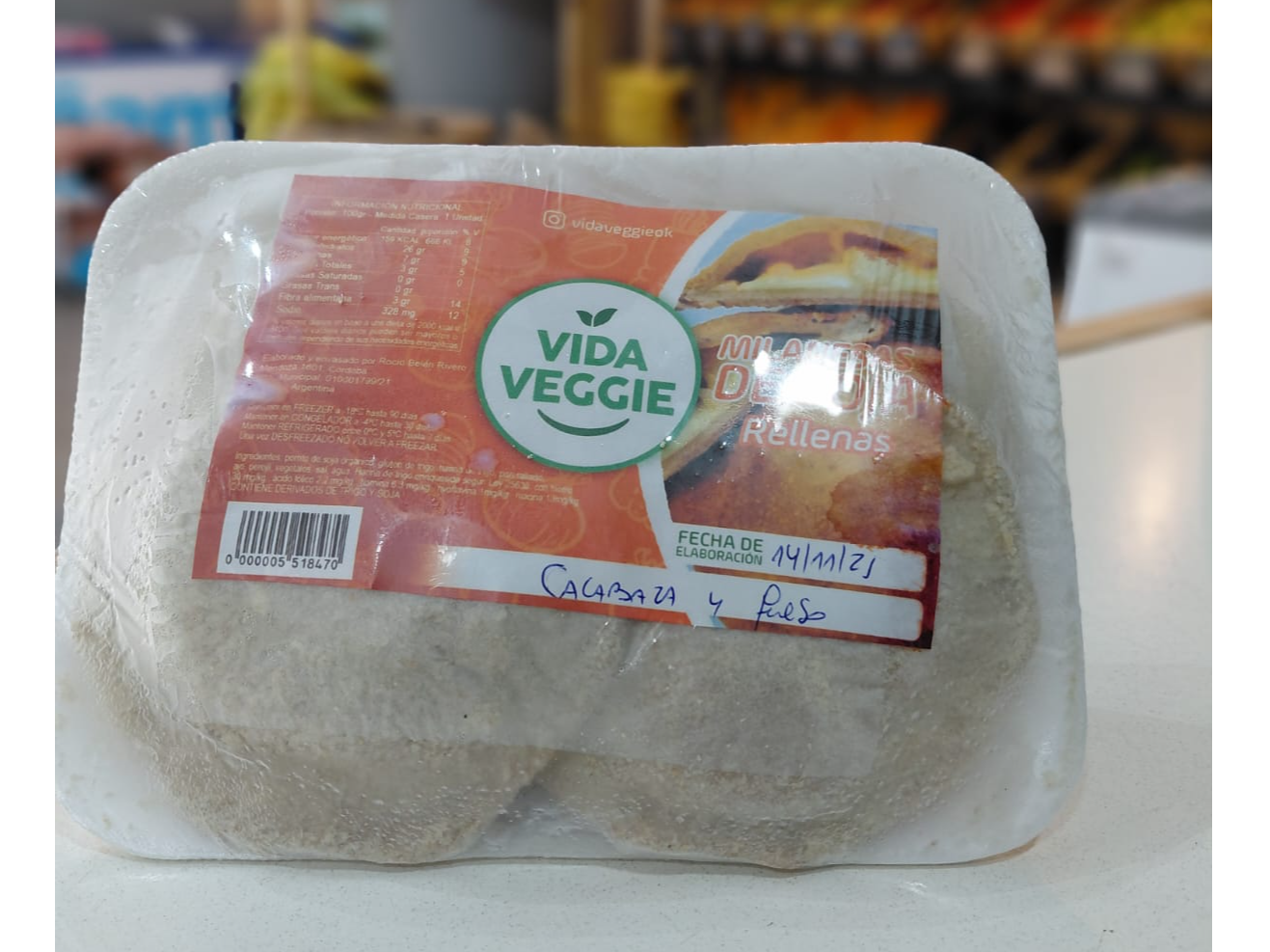 MILANESAS DE SOJA RELLENAS