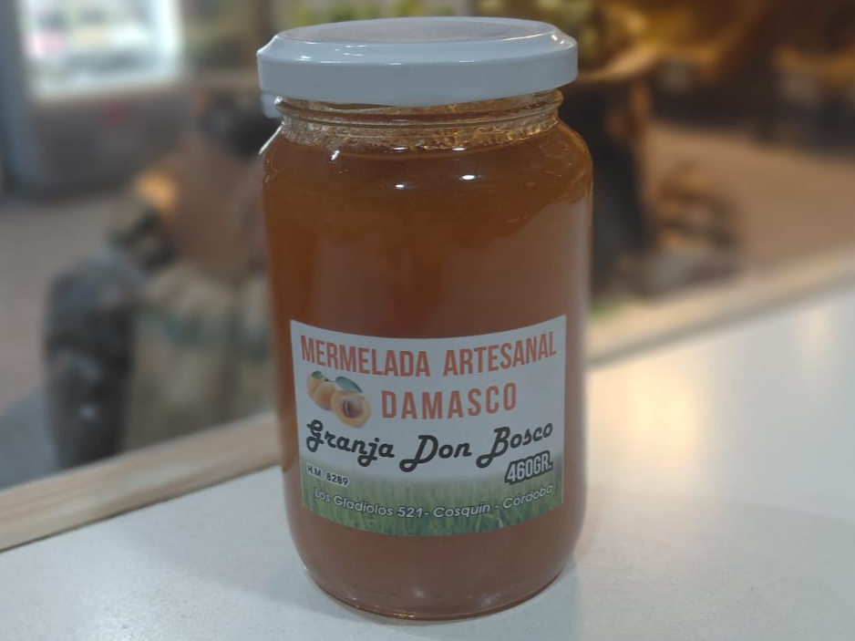 MERMELADA  DAMASCO VIDRIO 460 Grs