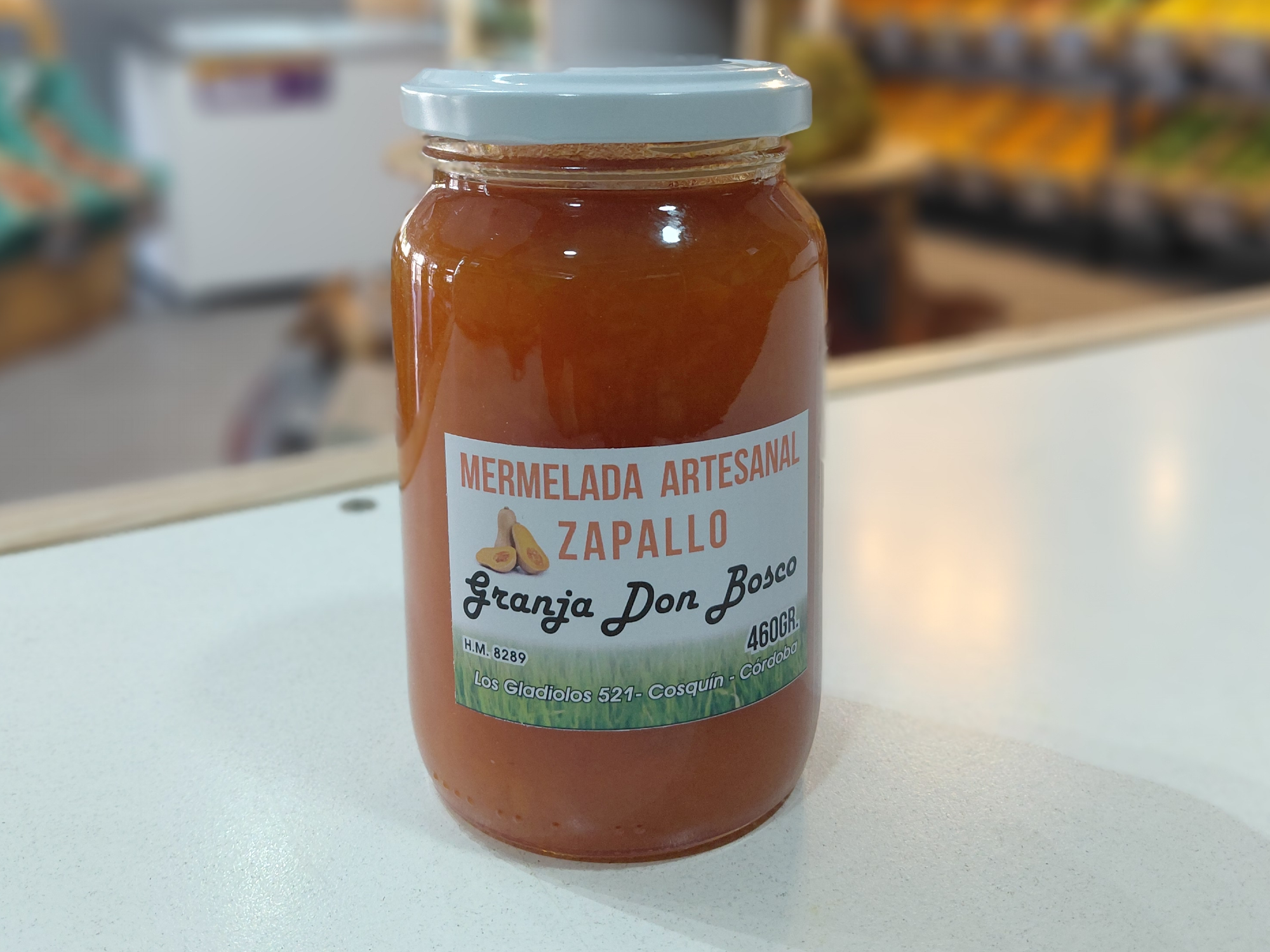 MERMELADA DE ZAPALLO VIDRIO 460g