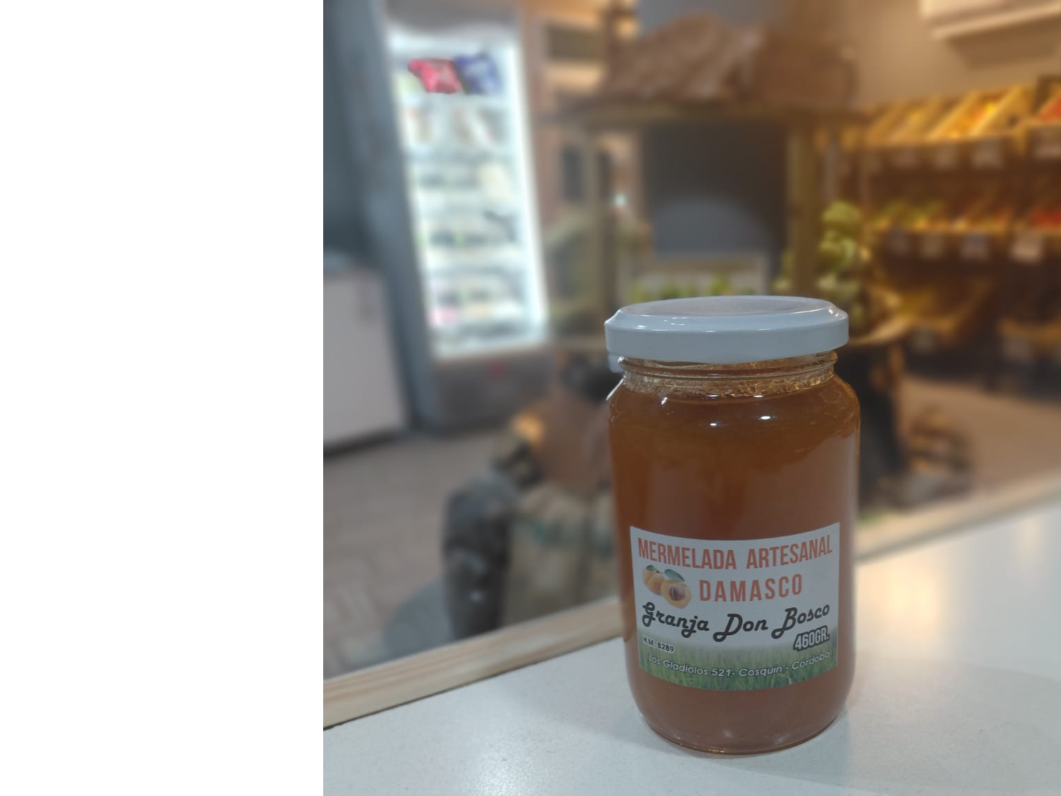 MERMELADA  DAMASCO VIDRIO 460 Grs