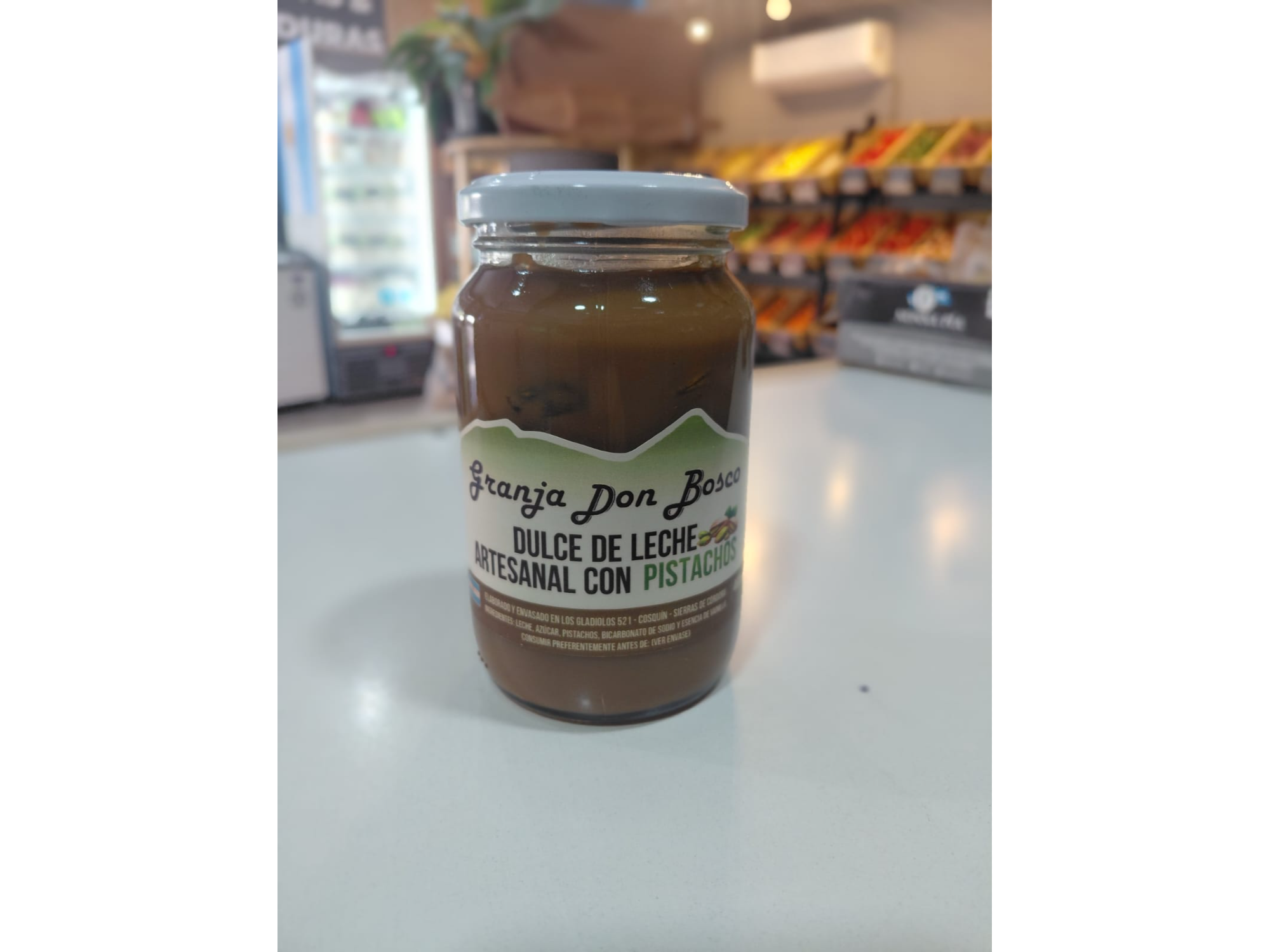 DULCE DE LECHE CON PISTACHOS