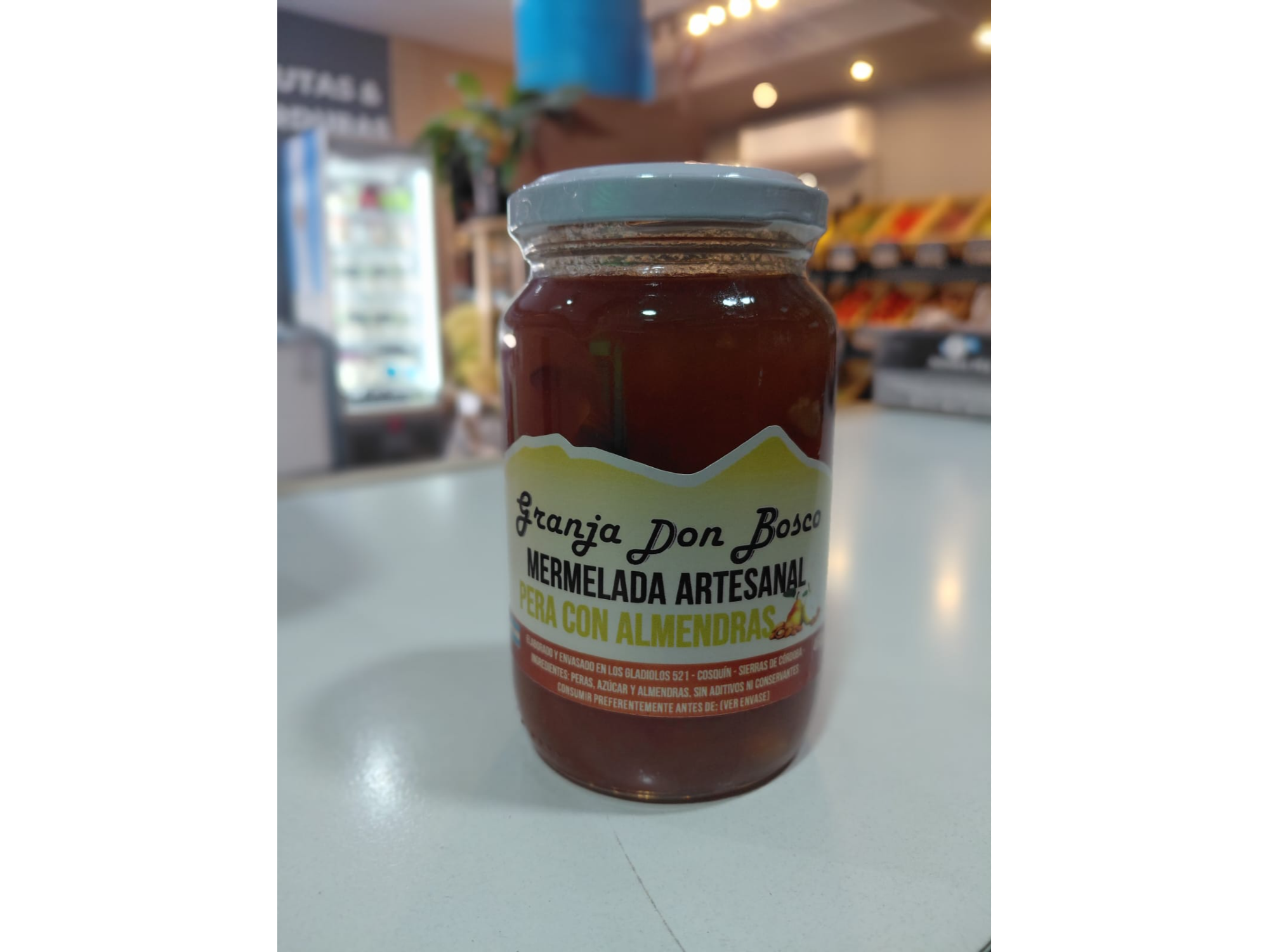 MERMELADA DE PERA CON ALMENDRAS