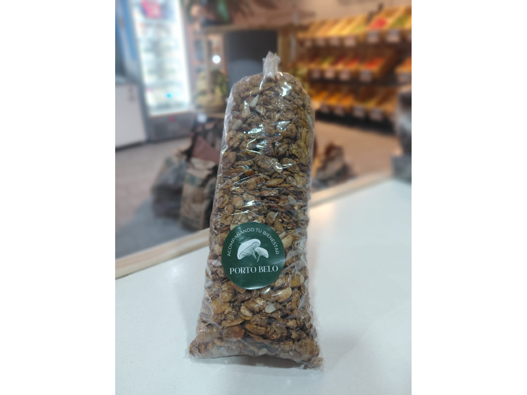 GRANOLA CON PASTA DE MANI