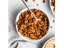 GRANOLA CON PASTA DE MANI