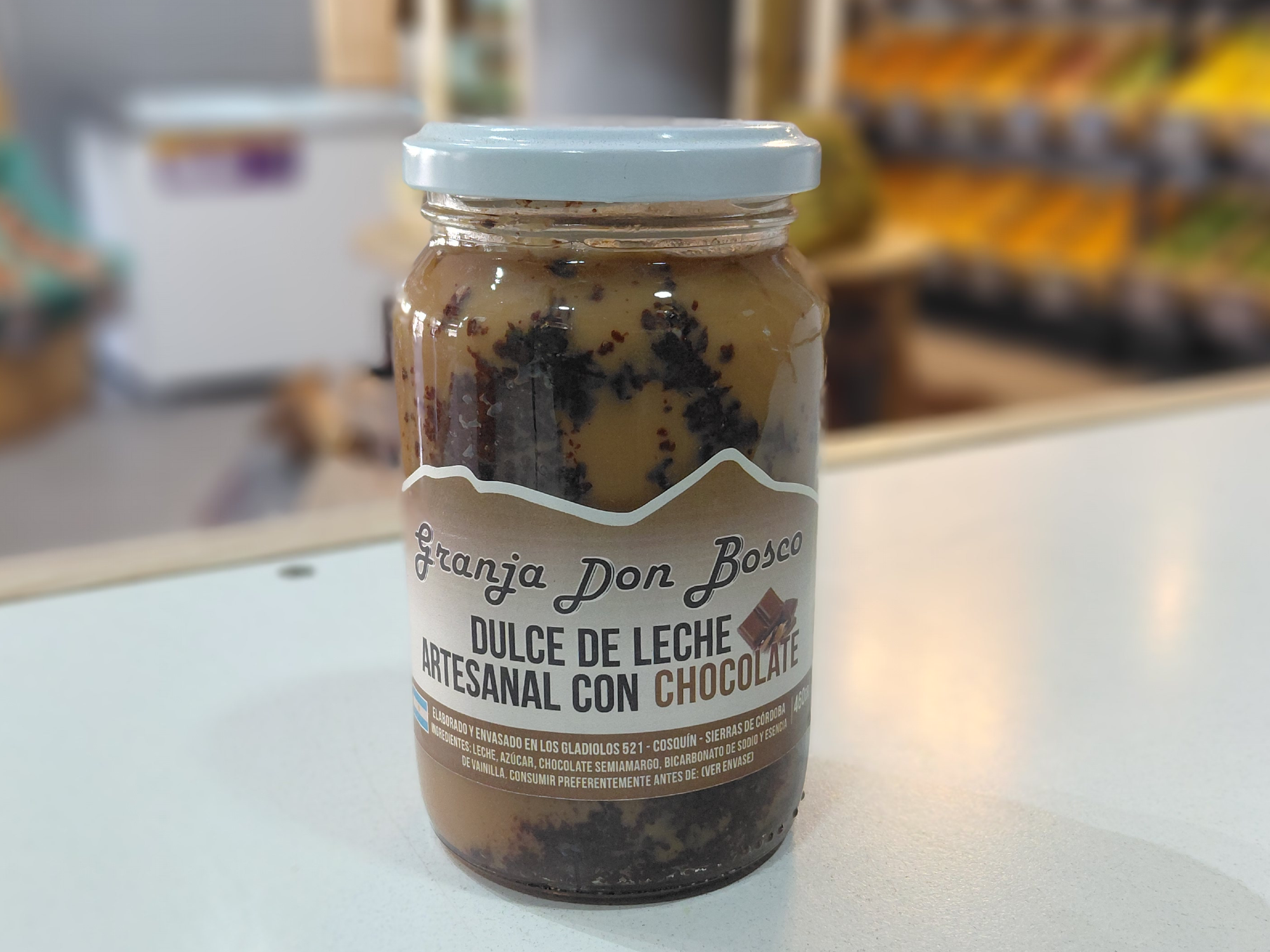 DULCE DE LECHE C/ CHOCOLATE VIDRIO x 460g