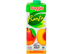JUGO BAGGIO DURAZNO X 1 LITRO