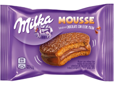 ALFAJOR MILKA MOUSSE X 60 GRS