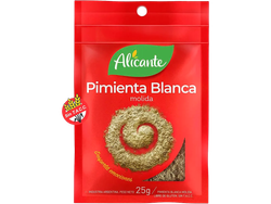 PIMIENTA BLANCA MOLIDA ALICANTE X 25 GRS
