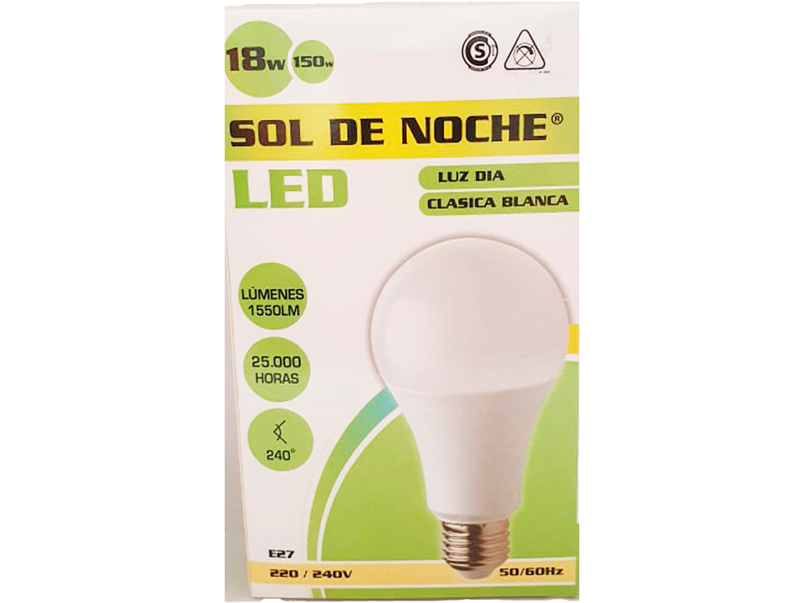 FOCO LED SOL DE NOCHE 18 W