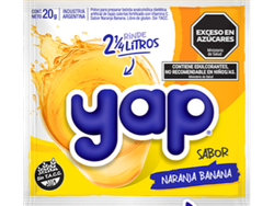 JUGO POLVO YAP NARANJA/BANANA